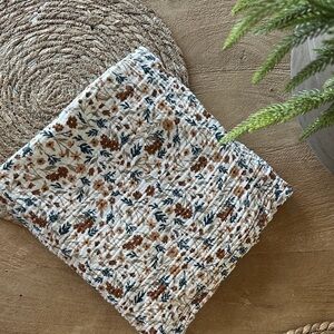 Mebie Baby Floral Swaddle Blanket